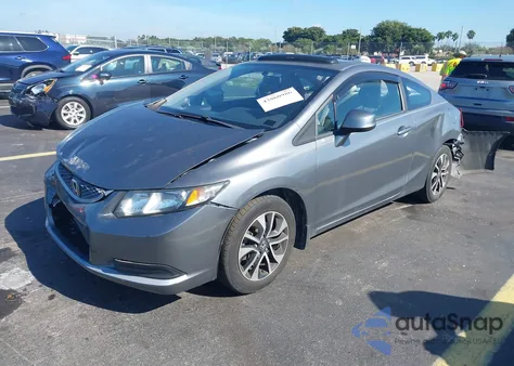 2013 Honda Civic Ex from USA, damaged, VIN 2HGFG3B87DH529359
